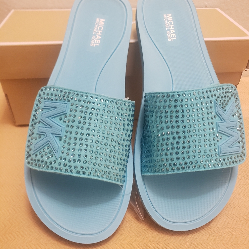 Brand New Michael Kors MK Slides